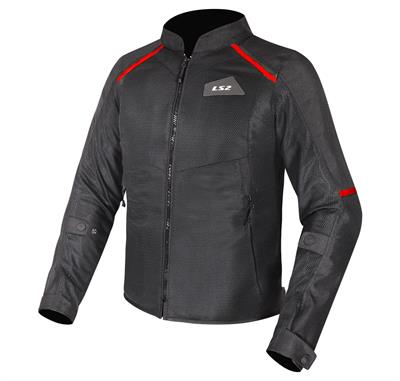 LS2 BREEZE MONT SİYAH-KIRMIZI
