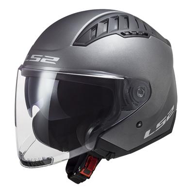 LS2 COPTER 2 MAT TITANIUM KASK
