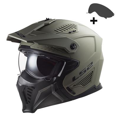 LS2 DRIFTER MAT OLIVE YEŞİL KASK