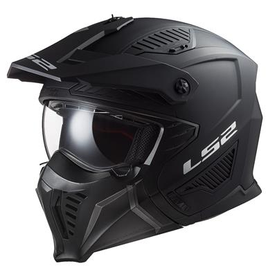 LS2 DRIFTER MAT SİYAH KASK