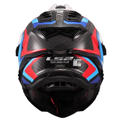 LS2 EXPLORER C KARBON FRONTIER II BEYAZ-MAVİ KASK