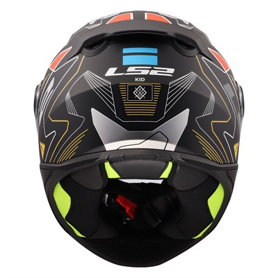 LS2 KID ZERO GRİ-KIRMIZI ÇOCUK KASK