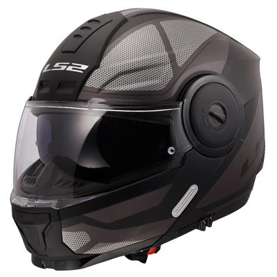 LS2 SCOPE 2 AXIS MAT SİYAH-TITANIUM KASK
