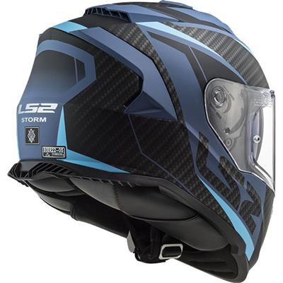LS2 STORM RACER MAT MAVİ KASK