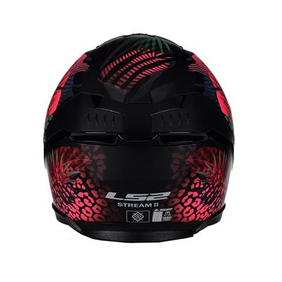 LS2 STREAM 2 JUNGLE MAT SİYAH-MAVİ-PEMBE KASK