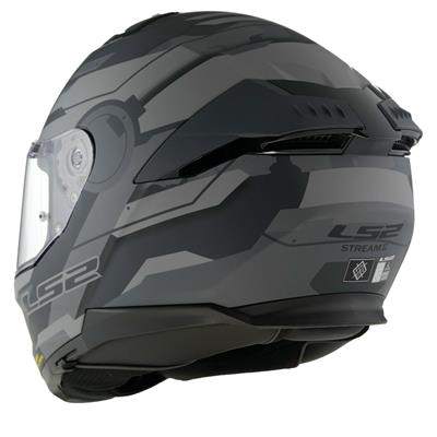 LS2 STREAM 2 SHADOW MAT TITANIUM-GRİ KASK