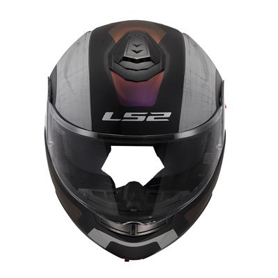 LS2 STROBE 2 ORION MAT SİYAH-MOR-MAVİ KASK