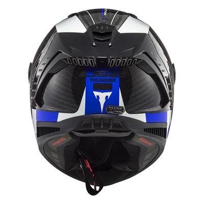 LS2 THUNDER KARBON RACING 1 MAVİ-BEYAZ KASK