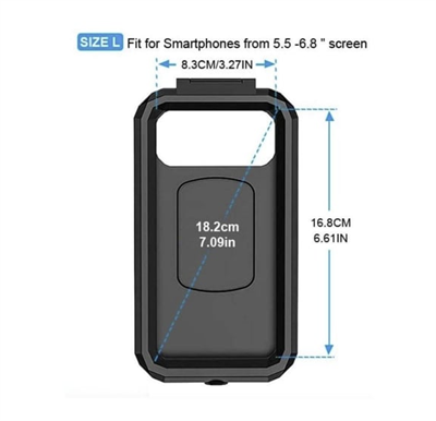 M18 -54 Gidon Bağlantılı Su Geçirmez Telefon Tutucu