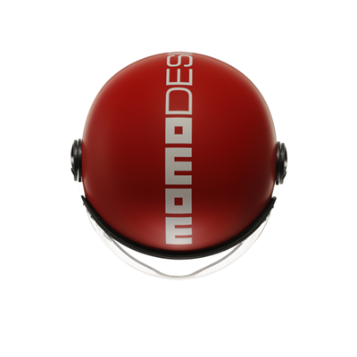MOMO KASK/ FGTR CLASSIC CANDY MATT RED/WHITE