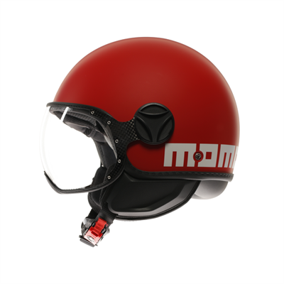 MOMO KASK/ FGTR CLASSIC CANDY MATT RED/WHITE