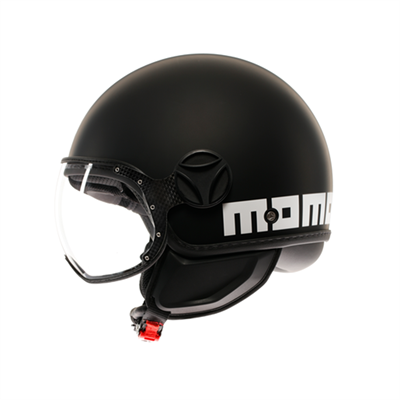 MOMO KASK/ FGTR CLASSIC MONO MATT BLACK/WHİTE