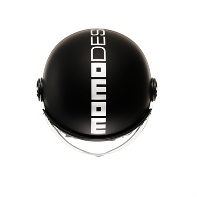 MOMO KASK/ FGTR CLASSIC MONO MATT BLACK/WHİTE