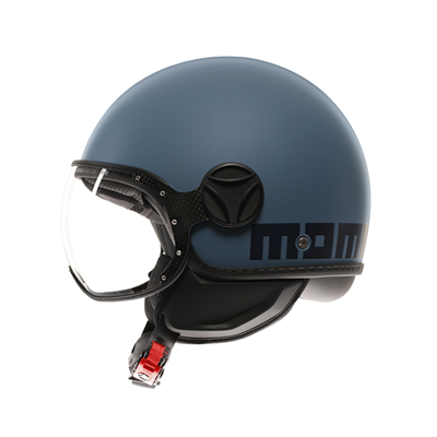 MOMO KASK/ FGTR CLASSIC MONO MATT DUSTY BLUE/BLUE