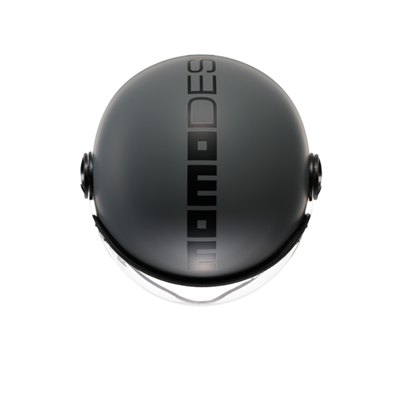 MOMO KASK/ FGTR CLASSIC MONO MATT GREY/BLACK