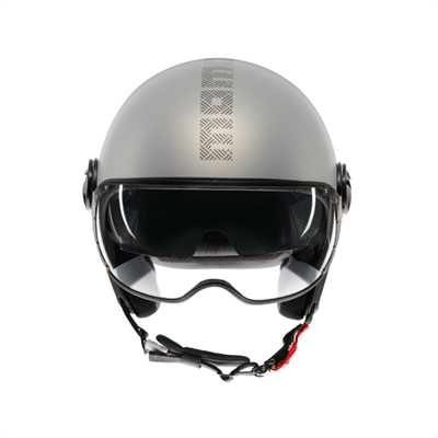 MOMO KASK/FGTR EVO MOMO HIP MATT GREYY/CERULEAN GREY