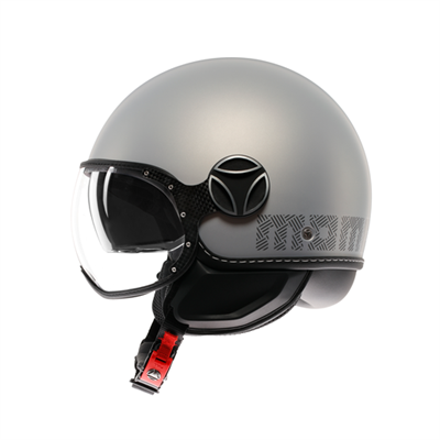 MOMO KASK/FGTR EVO MOMO HIP MATT GREYY/CERULEAN GREY