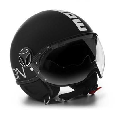 MOMO KASK/FGTR EVO MOMO MONO MATT BLK WHT