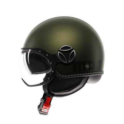 MOMO KASK/FGTR EVO MOMO MONO MATT GREEN BLACK