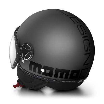 MOMO KASK/FGTR EVO MOMO MONO TITANIUM FROST BLACK