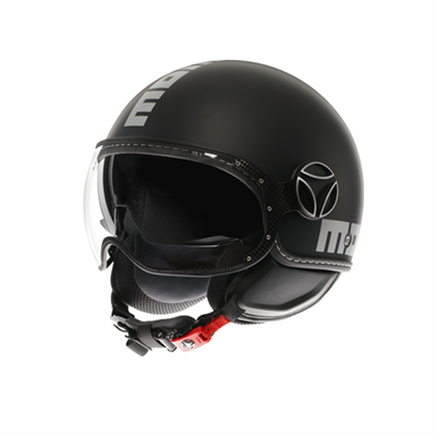 MOMO KASK/FGTR EVO MOMODESIGN MONO MATT BLAK SILVER