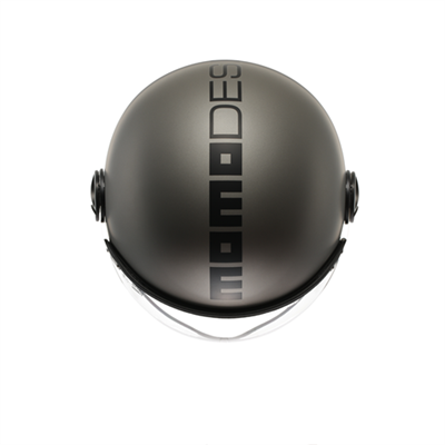MOMO KASK/FGTR EVO MONO MATT TITANIUM FROST BLACK