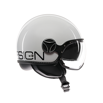 MOMO KASK/FGTR EVO MONO WHITE QUARZ/BLACK