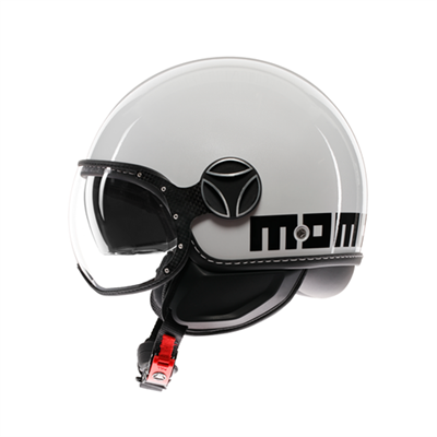MOMO KASK/FGTR EVO MONO WHITE QUARZ/BLACK