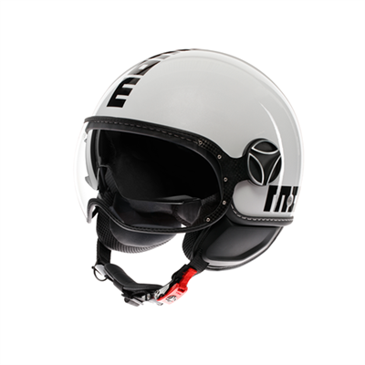 MOMO KASK/FGTR EVO MONO WHITE QUARZ/BLACK