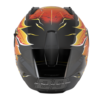 N60-6 Sport Kapalı Motosiklet Kaskı Replica Iannone 360