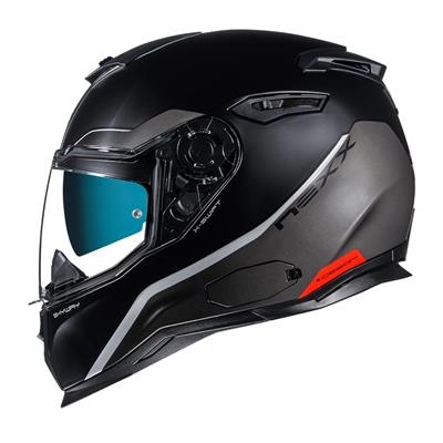 NEXX SX.100 SKYWAY MAT SİYAH-GRİ KASK