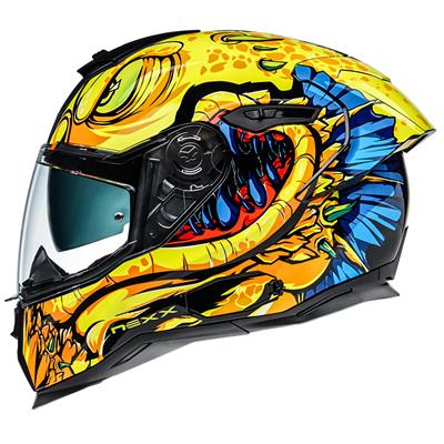 NEXX SX.100R ABISAL SARI-MAVİ KASK