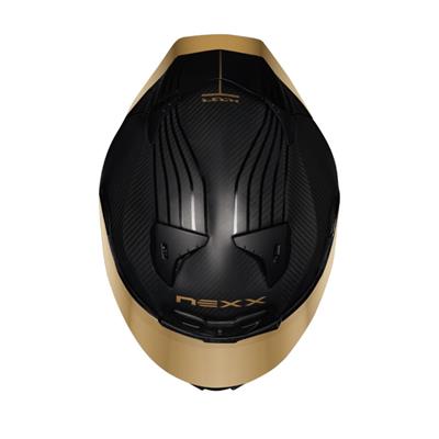 NEXX X.R3R GOLDEN EDITION KARBON MAT SİYAH-SARI KASK