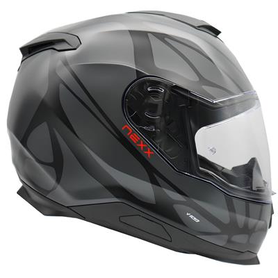 NEXX Y.100 B-SIDE MAT SİYAH-GRİ KASK