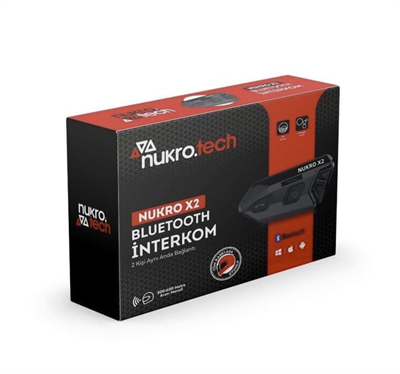 Nukro X2 Bluetooth 2 Kişilik İnterkom