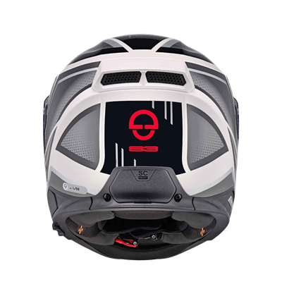 S3 Kapalı Motosiklet Kaskı Storm Silver