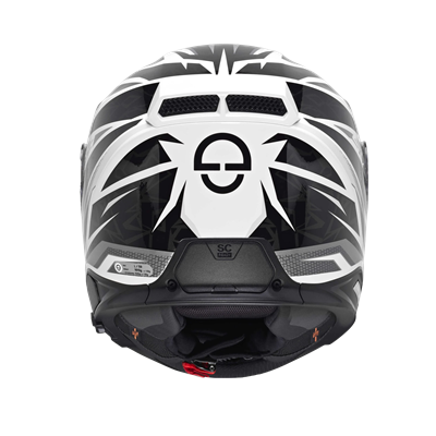 S3 Kapalı Motosiklet Kaskı Thunder White