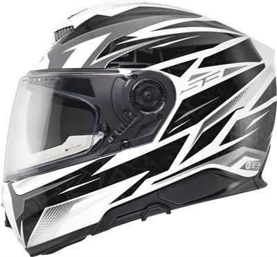 S3 Kapalı Motosiklet Kaskı Thunder White
