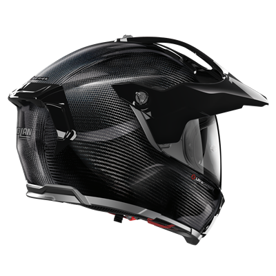 X-552 ULTRA PURO N-COM 101 KAPALI SİPERLİKLİ KARBON MOTOSİKLET KASKI