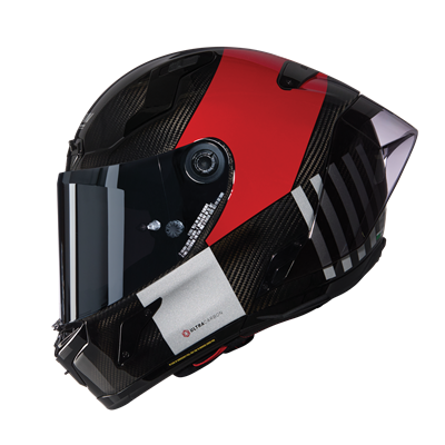 X-804 RS Ultra Carbon Kapalı Motosiklet Kaskı Combo Gara 351