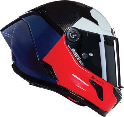 X-804 RS Ultra Carbon Kapalı Motosiklet Kaskı Blocco 348