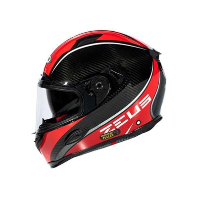ZEUS KASK/ZS-1800B GLOSS CARBON AM9 RED