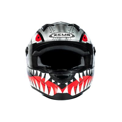 ZEUS KASK/ZS-811A SLV (S-01)/AL-38 BLACK