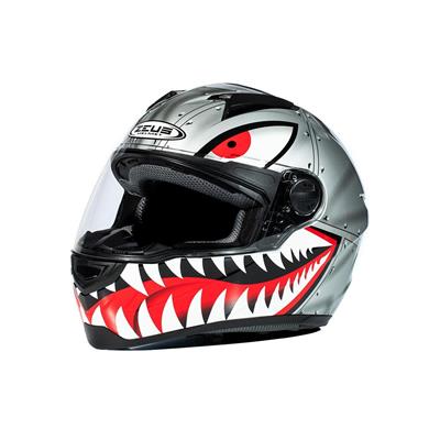 ZEUS KASK/ZS-811A SLV (S-01)/AL-38 BLACK