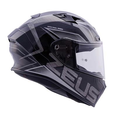 ZEUS KASK/ZS-826 PEARL BLACK BK3 SILVER