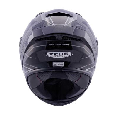 ZEUS KASK/ZS-826 PEARL BLACK BK3 SILVER