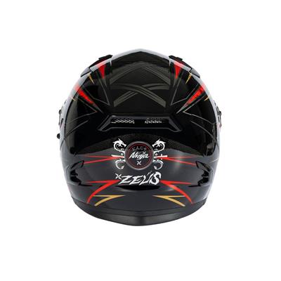 Zeus ZS-813A AN36 Black Red Kapalı Kask