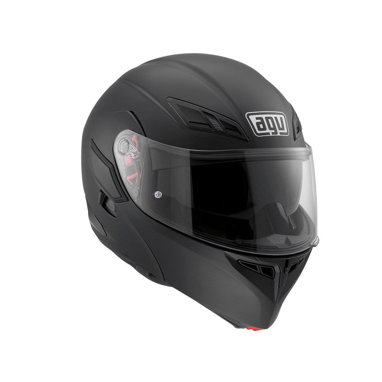 Agv Compact St Solid Plk Matt Black Çene Açilir Kask