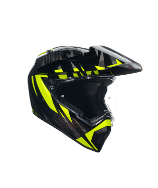 AGV KASK/ AX9 E2206 MPLK STEPPA CARBON/GREY/YELLOW MO124 /