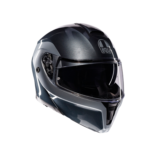 AGV KASK/STREETMODULAR LEVICO GREY SILVER